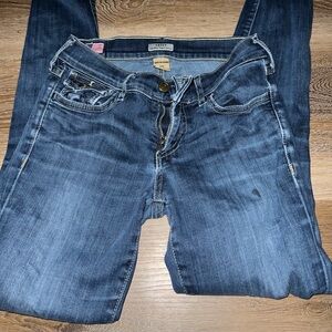 True religion jeans with mark on front